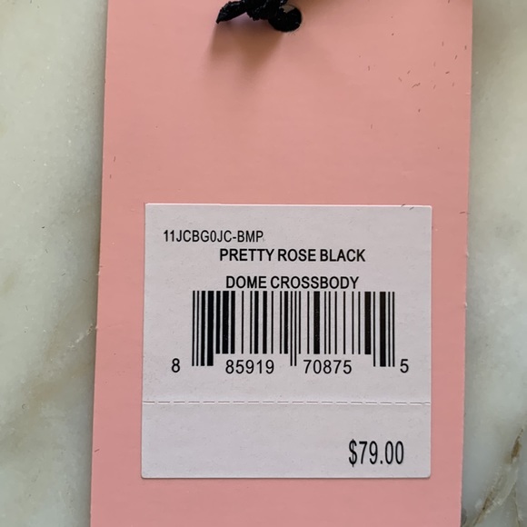 Juicy Couture matching rose black floral crossbody and matching wallet. - Picture 11 of 11